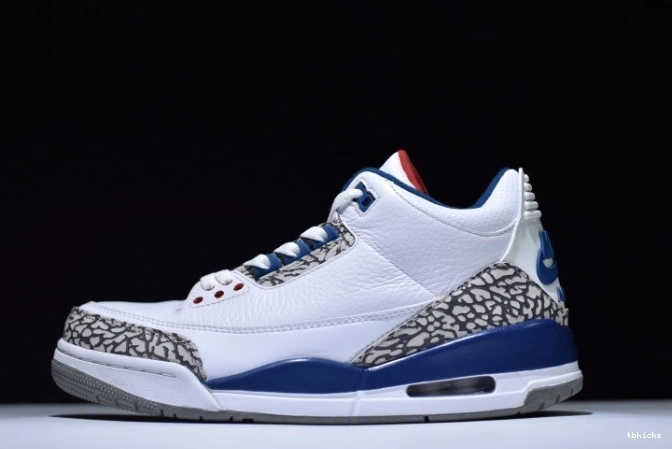 TB Nike True Look Air 854262-106 Jordan 3 Blue Air Retro First 0729